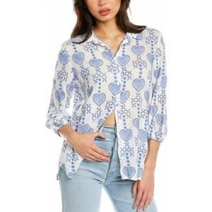 NEW JOHNNY WAS maeve button down shirt in hyg